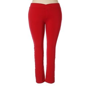 Active USA solid red leggings size 3x